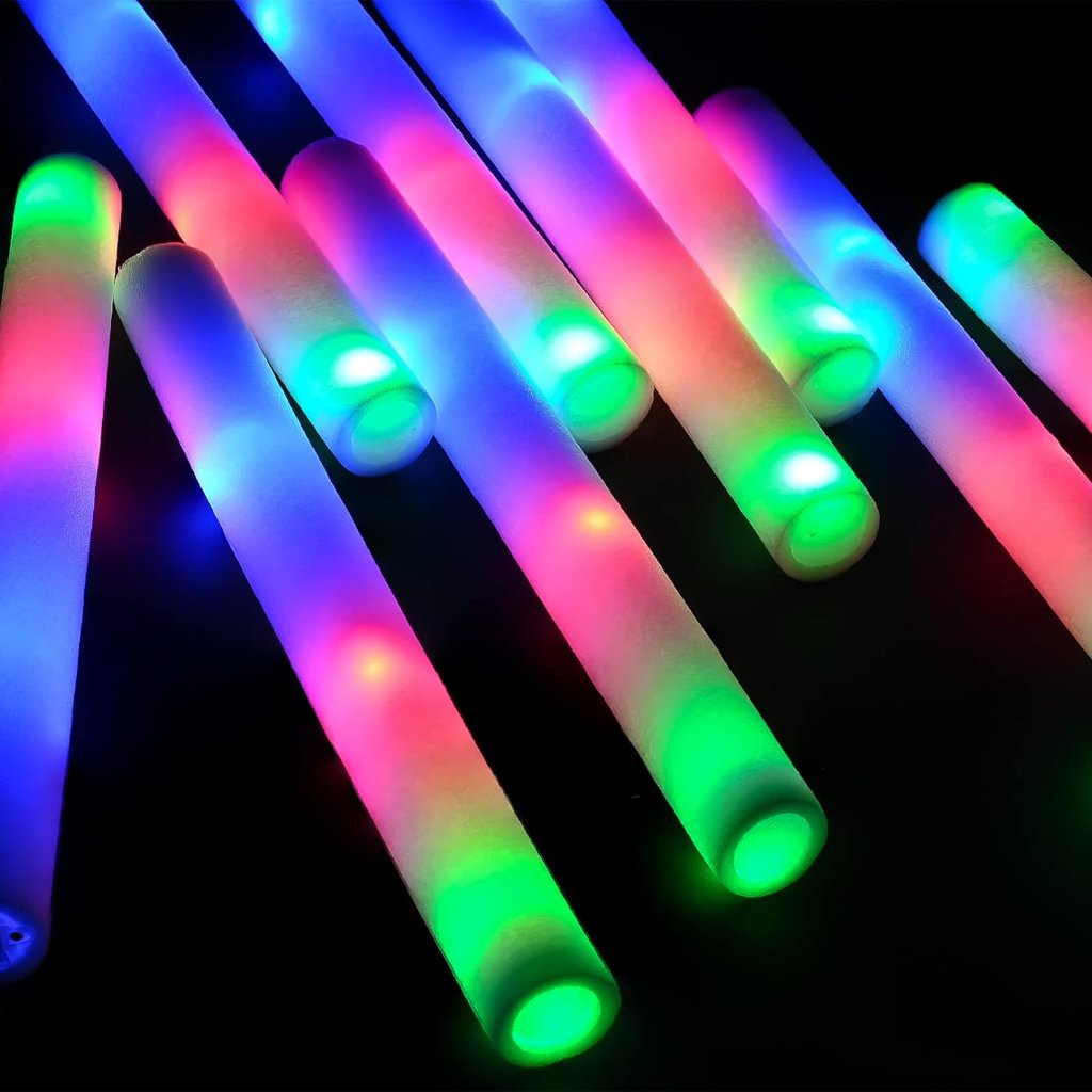 Led Glow Sticks Bulk - 3 Flashing Modes, Perfect For Night Celebrations (200 Pk)